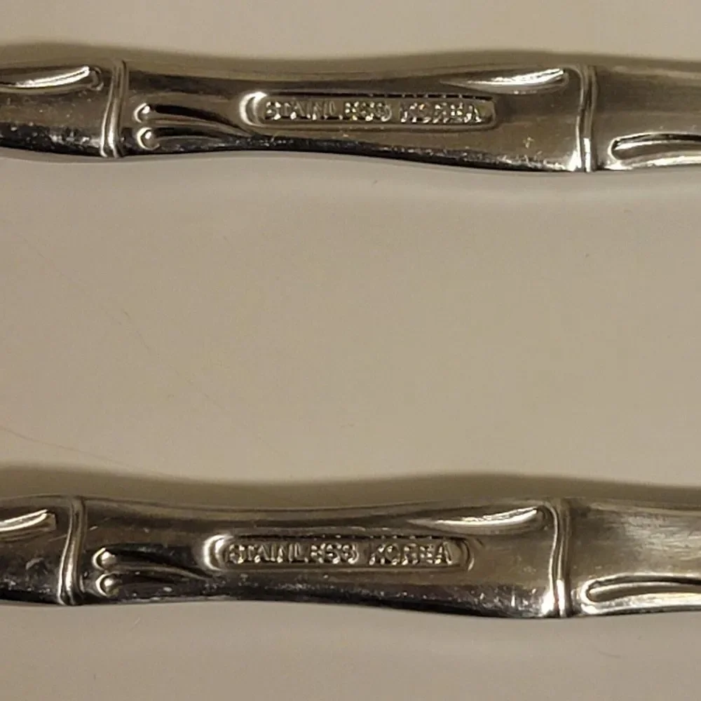 EXOTIC BAMBOO Set of 6 Salad Forks 6‎ 1/2